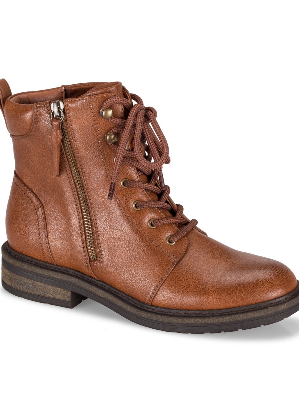 BareTraps Cognac Lace-Up Ankle Boot Size 9.5